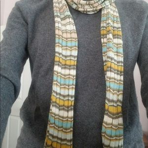 J. Jill Silk Cotton Fashion Scarf